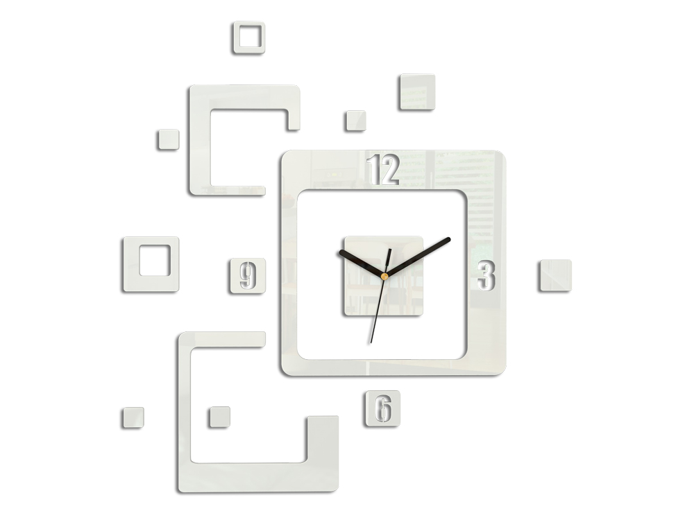 Moderní nástěnné hodiny TRIO HMCNH013-white